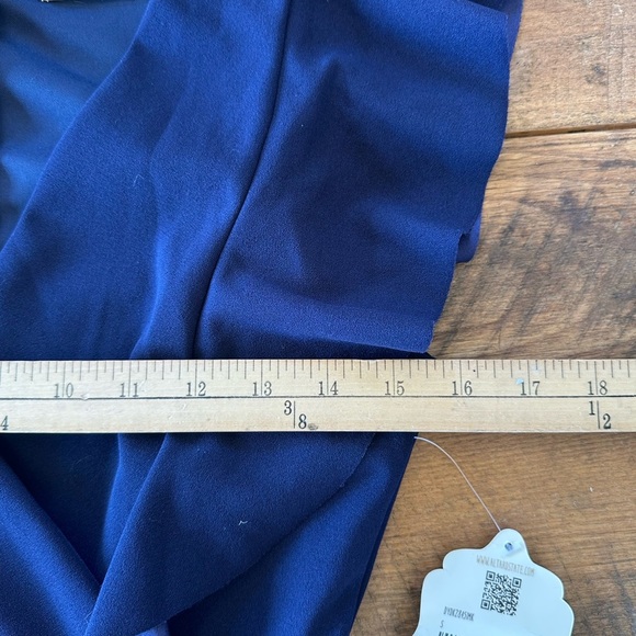 NWT Altar'd State Navy V-neck Cross Front Dress Size Small Cocktail Wedding - Picture 6 of 9